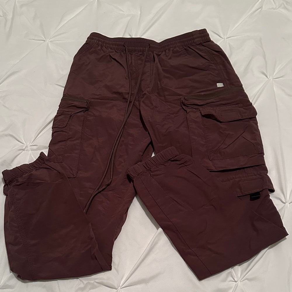 Urban Outfitters Women's Cargo Pants - Dark Brown
